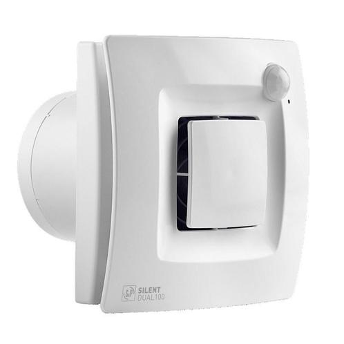 Silent Dual 100 badkamerventilator, Doe-het-zelf en Bouw, Ventilatie en Afzuiging, Nieuw, Verzenden