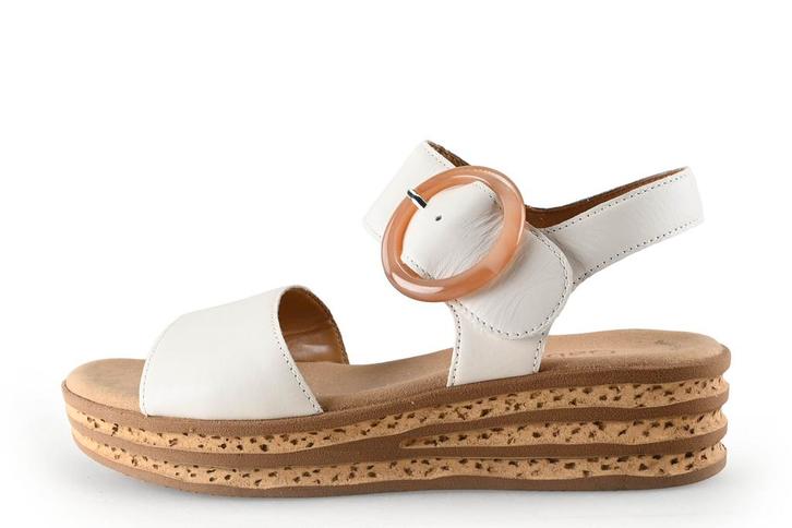 Gabor Sandalen in maat 38 Wit, Kleding | Dames, Schoenen, Wit, Zo goed als nieuw, Sandalen of Muiltjes, Verzenden