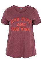 Sportshirt Zizzi Active HIGH FIVES maat s, Verzenden, Nieuw