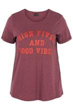 Sportshirt Zizzi Active HIGH FIVES maat s, Kleding | Dames, Nieuw, Verzenden