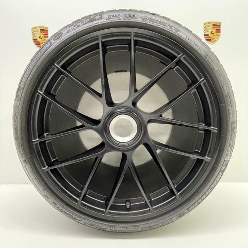 Porsche 991 GTS (MK II) ORIGINELE 20 met banden(7/8 mm), Auto-onderdelen, Banden en Velgen, 20 inch, 305 mm, Personenwagen, Gebruikt