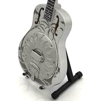 Miniatuur Gretsch Resophonic gitaar met gratis standaard