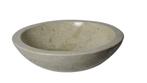 Sanifun Waskom Senalda kalksteen beige, Doe-het-zelf en Bouw, Nieuw, Wastafel