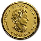 Canada. 2018 1/10 oz $5 CAD Canada Gold First Special