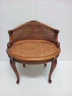 Fauteuil - Hout, paglia di Vienna - Lodewijk XV-armstoel, Antiquités & Art