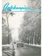 1963 AUTOKAMPIOEN MAGAZINE 01 NEDERLANDS, Nieuw, Ophalen of Verzenden