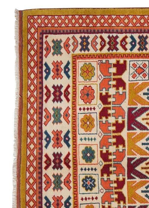 Vloerkleed - 247 cm - 176 cm - Vintage Turks Konya-tapijt, Huis en Inrichting, Stoffering | Tapijten en Vloerkleden