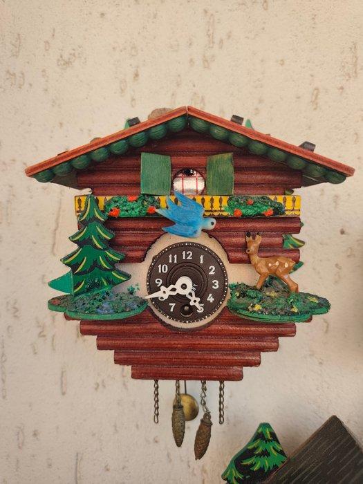 Koekoeksklok (3) - Vintage Hout, Messing - 1950-2000, Antiek en Kunst, Curiosa en Brocante