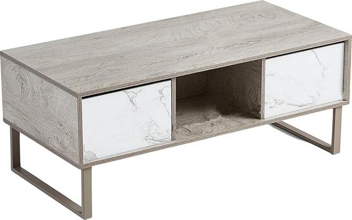 2dekans | Niceey Salontafel met Lade - Koffietafel -, Huis en Inrichting, Tafels | Salontafels, Ophalen of Verzenden