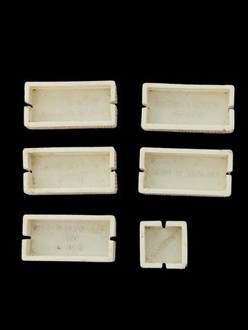 Lego - 6x allereerste witte originele Hilary Page Automatic
