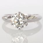 Verlovingsring - 14 karaat Witgoud -  1.01 tw. Diamant, Bijoux, Sacs & Beauté