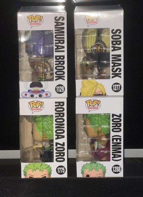Funko - Funko Pop Pop! One Piece set van 4 - 2020 et après -, Antiek en Kunst, Antiek | Speelgoed