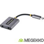 StarTech.com USB-C Headphone Splitter, USB Type C Dual, Verzenden, Nieuw