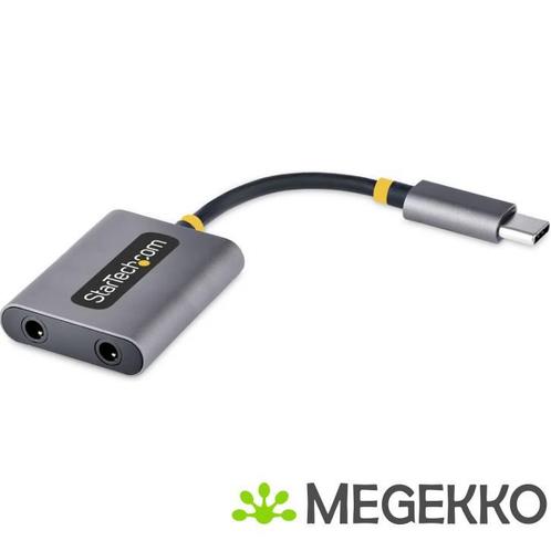 StarTech.com USB-C Headphone Splitter, USB Type C Dual, Computers en Software, Overige Computers en Software, Nieuw, Verzenden