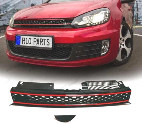 CALANDRE VOLKSWAGEN VW GOLF 6 LOOK GTI NOIR ROUGE, Auto-onderdelen, Carrosserie, Verzenden