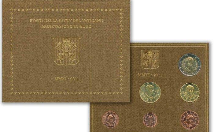 Vaticaan. Year Set (BU) 2011 (Zonder Minimumprijs), Postzegels en Munten, Munten | Europa | Euromunten