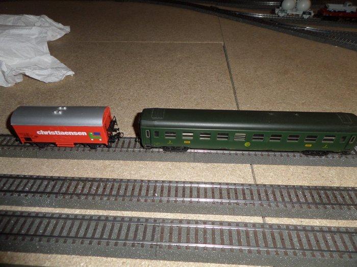 Märklin H0 - 4065 - Modeltrein personenwagen (2) -, Hobby & Loisirs créatifs, Trains miniatures | HO