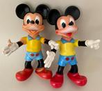 Mickey Mouse - 2 Piepende figuren - Walt Disney Production