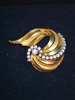 Broche - 18 karaat Geel goud - 0.85ct. tw. - diamantenbroche