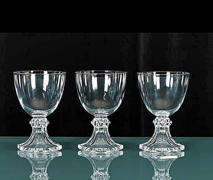 Val Saint Lambert - Drinkservies (6) - Yale - Kristal -, Antiquités & Art, Antiquités | Meubles | Tables