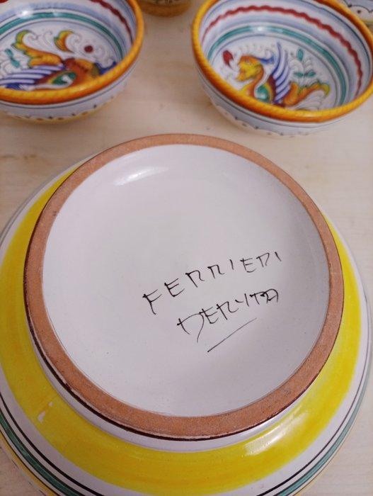 Deruta - Tafelservies (10) - Keramiek, Antiek en Kunst, Antiek | Meubels | Tafels