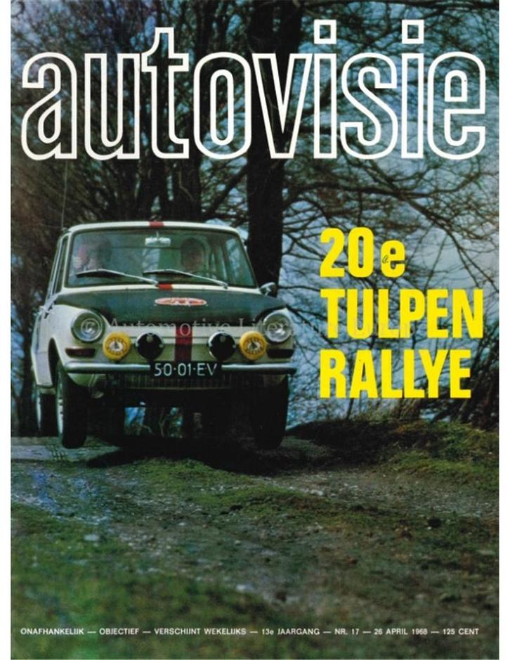 1968 AUTOVISIE MAGAZINE 17 NEDERLANDS, Livres, Autos | Brochures & Magazines