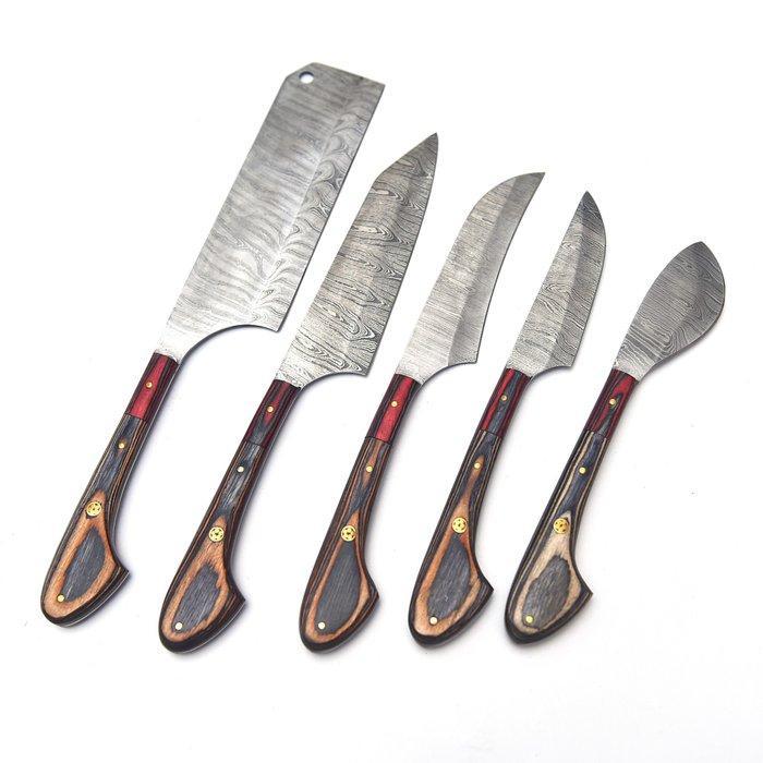 Black Smith - Keukenmes - Kitchen knife set - Handvat en, Antiek en Kunst, Antiek | Keukengerei