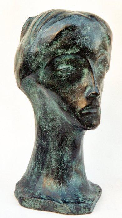 Ottone Rosai (1895-1957) - sculptuur, La sfinge - 38 cm -, Antiek en Kunst, Antiek | Overige Antiek