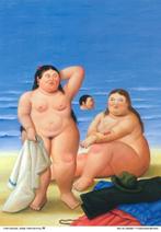 Fernando Botero (after) - Mujeres desnudas en Playa Nudista, Antiquités & Art