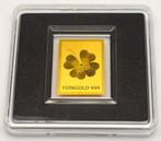 Allemagne. Medal Lucky Fortuna Clover Ingot 1/500oz (.999)