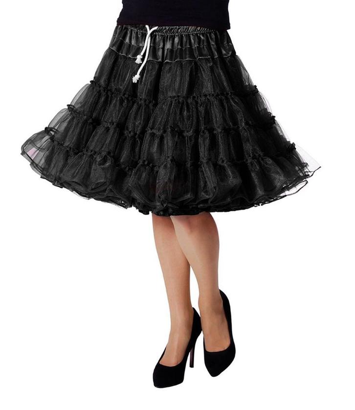Zwarte Petticoat Luxe, Hobby en Vrije tijd, Feestartikelen, Nieuw, Verzenden
