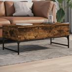 vidaXL Salontafel 100x50x40 cm bewerkt hout en metaal, Huis en Inrichting, Tafels | Salontafels, Verzenden, Nieuw