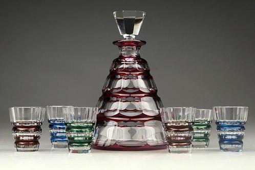 Val Saint Lambert - Karaf - Glas, Antiek en Kunst, Kunst | Designobjecten