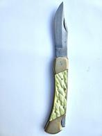 Tafelmes - Staal, Messing, Plastic, Metaal - Vintage vouwmes