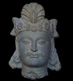 Gandhara Schist Hoofd van Bodhisattva Kushana periode