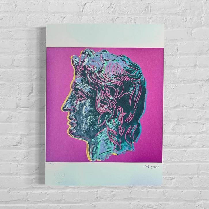 Genummerde Editie ANDY WARHOL Alexander De Grote, Antiek en Kunst, Kunst | Litho's en Zeefdrukken