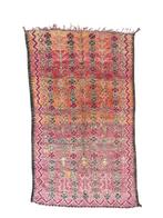 Grote vintage Marokkaanse Boujad tapijt – met de hand, Huis en Inrichting, Stoffering | Tapijten en Vloerkleden, Nieuw