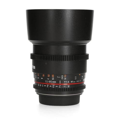 Samyang 85mm T1.5 AS UMC II - Canon EF, Audio, Tv en Foto, Foto | Lenzen en Objectieven, Ophalen of Verzenden