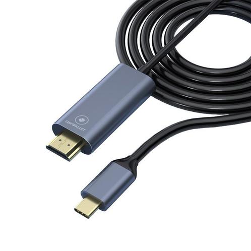 LUXWALLET CHB2 USB C naar HDMI Mannelijk – 4K 30HZ –, Informatique & Logiciels, Ordinateurs & Logiciels Autre, Envoi