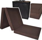 Logeermatras bruin | 195x60x10cm | Nieuw | Scherpe Prijs, Huis en Inrichting, Zetels | Zetels, Eenpersoons, Minder dan 75 cm, Nieuw