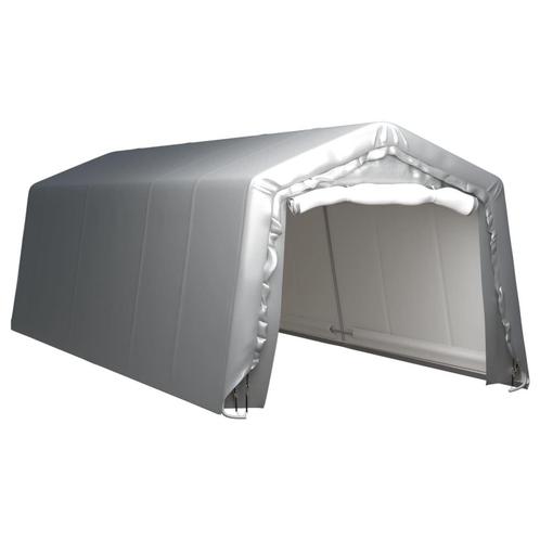 vidaXL Opslagtent 300x750 cm staal grijs, Tuin en Terras, Tuinhuizen, Nieuw, Verzenden