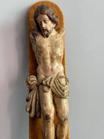 Sculpture, Corpus Christi, 17e eeuw - 29 cm - Bois