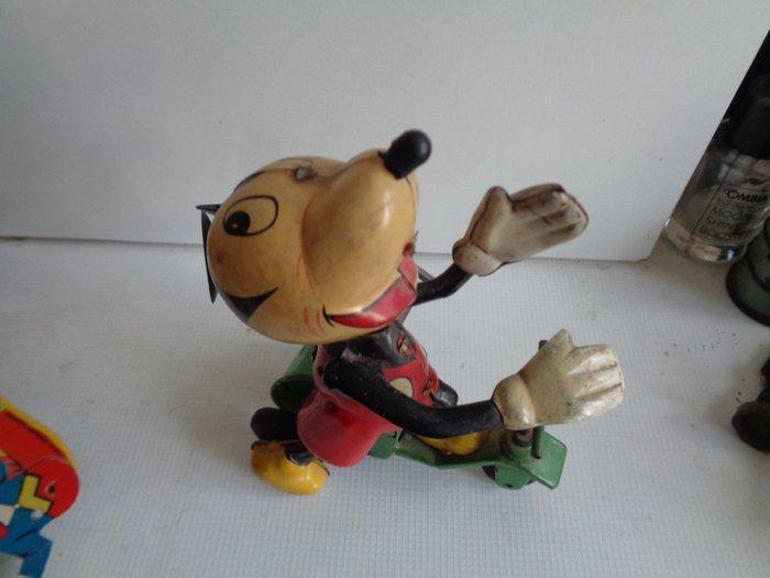 Line Mar Toys, Japan - Mickey Mouse op driewieler - Walt, Antiek en Kunst, Antiek | Speelgoed