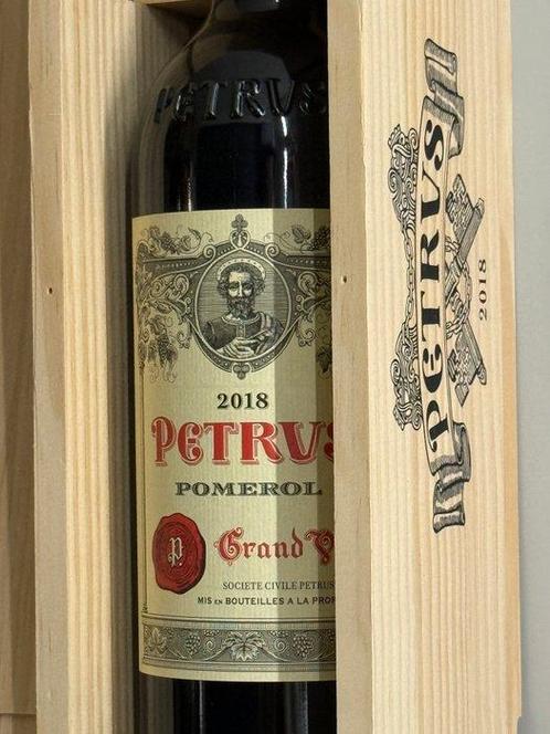 2018 Petrus - Pomerol - 1 Fles (0,75 liter), Verzamelen, Wijnen