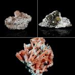 12 mineralenmonsters - Analcime, Adamiet, Azuriet, Aragoniet