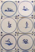 Tegel (20) - Diertegels - Friese Springertjes - ca 1850 -