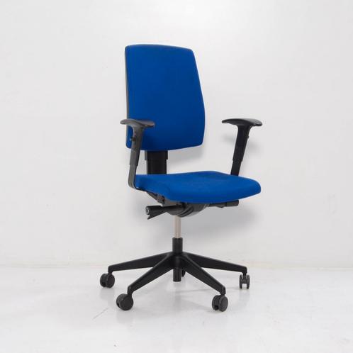 Bureaustoel Profim Raya, blauw, 2D armleggers, Huis en Inrichting, Bureaustoelen, Gebruikt, Ophalen of Verzenden