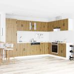 vidaXL Keuken Kast Kalmar Artisan Eiken 80 x 46 x 81,5 cm, Verzenden