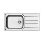 Wastafel Inbouwspoel Go By Van Marcke Sofia RVS 100x50CM, Doe-het-zelf en Bouw, Ophalen of Verzenden, Nieuw, Overige typen