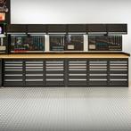 Datona Werkbank PRO - bamboe werkblad - 36 lades -, Doe-het-zelf en Bouw, Werkbanken, Ophalen of Verzenden, Nieuw
